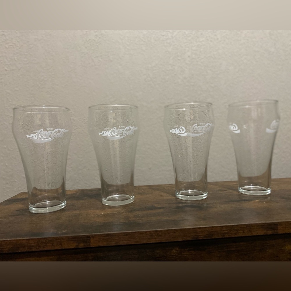 Vintage Coca-cola glasses